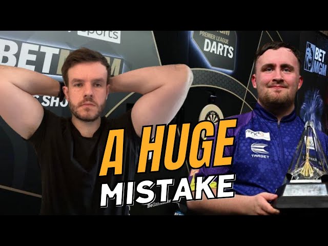 I went to the premier league darts final and made the biggest mistake of my life!