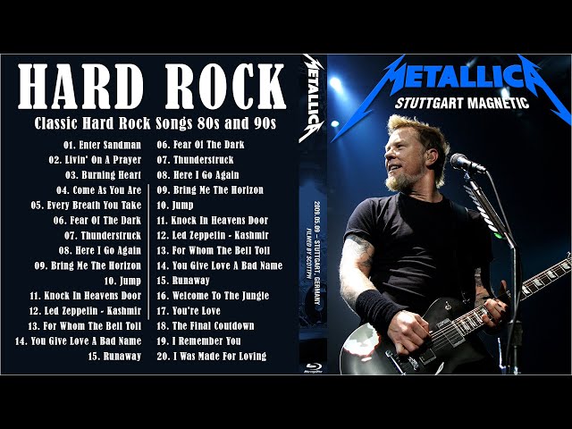 ACDC, Queen, Bon Jovi, Scorpions, Aerosmith, Nivrana, Guns N Roses | Hard Rock 80s 90s