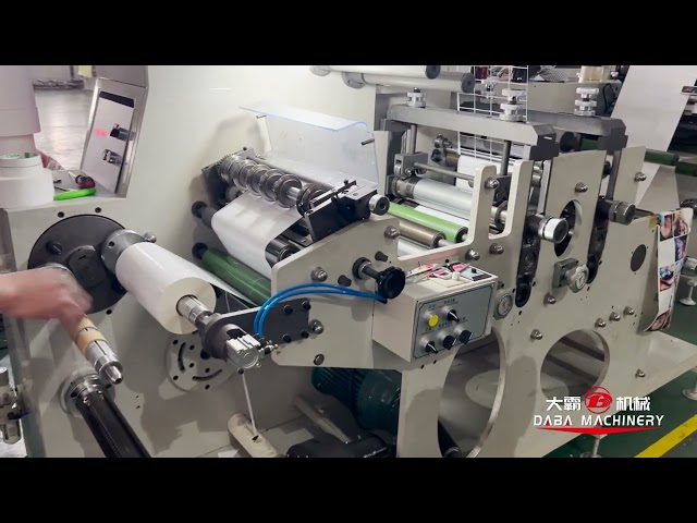 label rotary die cutting machine with ultrasonic web guide