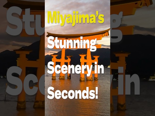 Miyajima’s Stunning Scenery in Seconds!