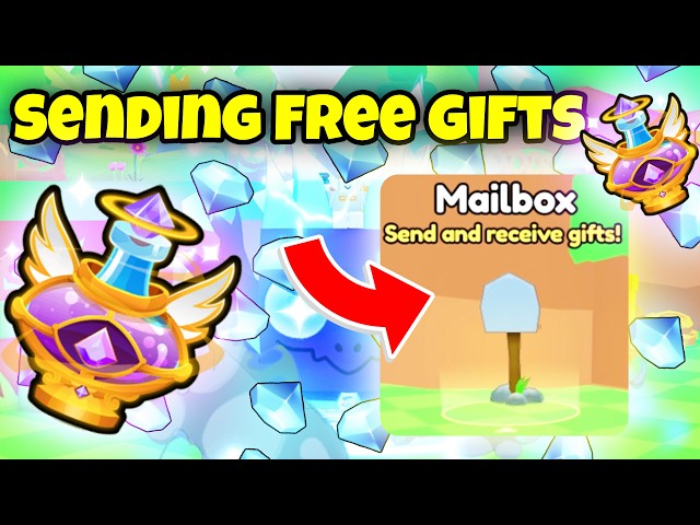 Sending free gems by mailbox in pets go