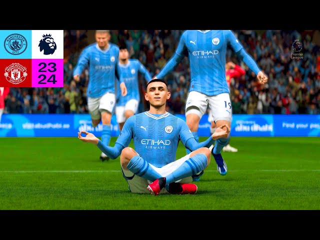 FC 24_ Manchester City vs. Manchester United - English Premier League 23/24 Full Match | PS5™ [4K60]