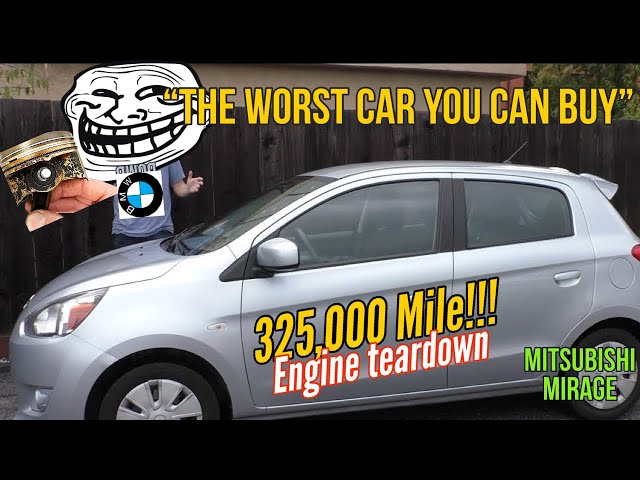 524,000km Mitsubishi Mirage engine teardown