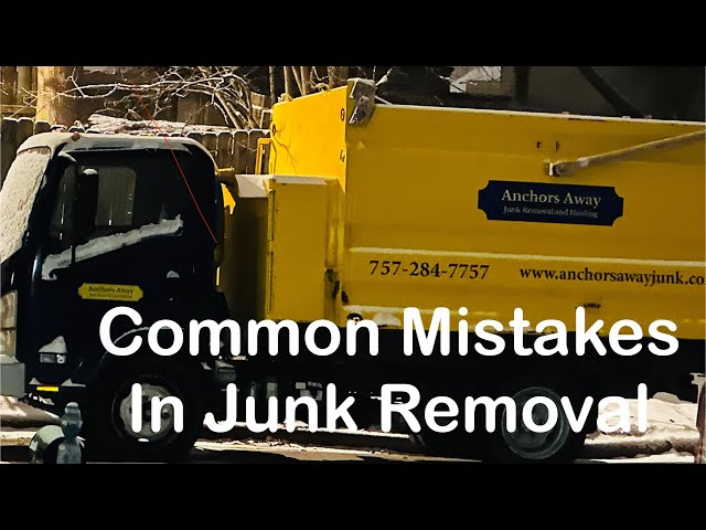 Common Mistakes in Junk Removal