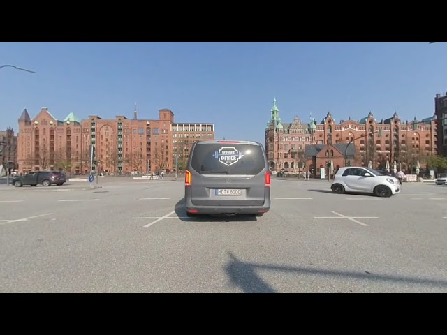 VR180 3D Hamburg Hafencity Driving Germany