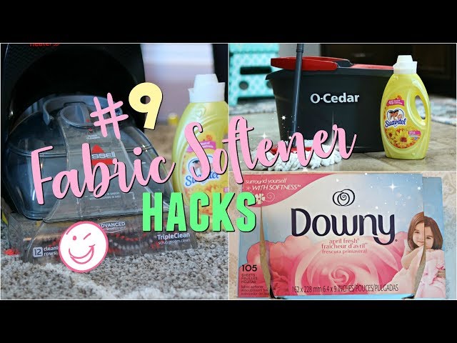 9 Hacks for FABRIC SOFTENER|DIY DRYER SHEETS|REMOVING DEODORANT STAINS FROM CLOTHES