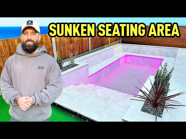 HOW TO BUILD A HEATED SUNKEN SEATING AREA IN YOUR GARDEN