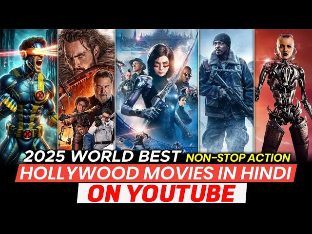 Top 9 Best Hollywood Action & Thriller Movies in Hindi On YouTube | 2025New Hollywood Movies Hindi