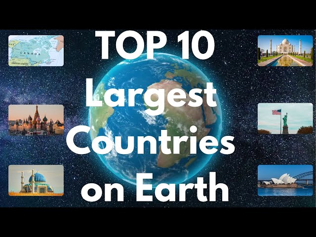 10 Largest Countries on Earth| Educational General Knowledge Video| Top Ten