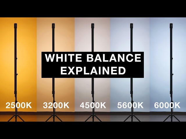 How to PROPERLY set White Balance