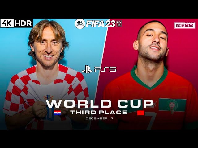 Croatia vs Morocco - World Cup 2022 - Third Place [4K HDR]