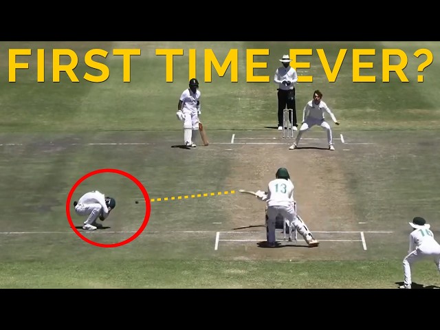 First Time Ever In Cricket? Run Out Off The Fielder's Helmet!