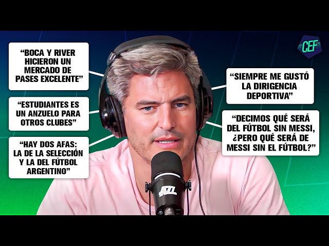 ARIEL SENOSIAIN ESCUPE FACTOS EN CEF 🔥 (SAD, FOSTER GILLETT, AFA Y MERCADO DE PASES DE BOCA Y RIVER)