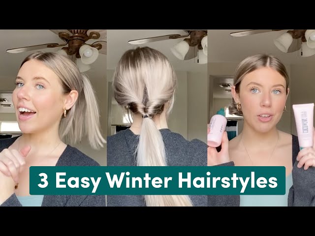 3 Easy Winter Hairstyles | Coco & Eve