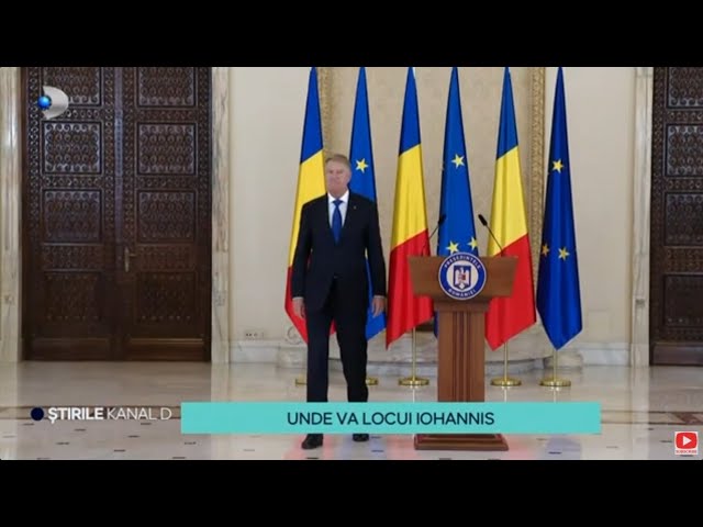 Stirile Kanal D - Unde va locui Klaus Iohannis? | Editie de pranz