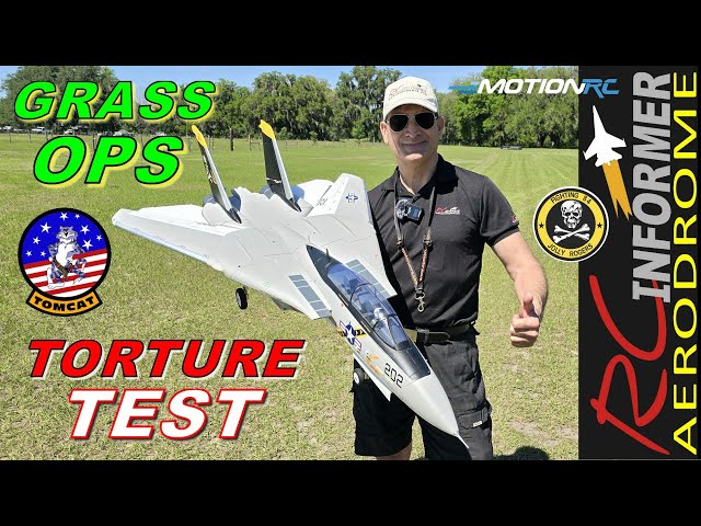 FREEWING F-14 GRASS OPS "TORTURE TEST" GRASS Carrier Landings at the RCINFORMER Field