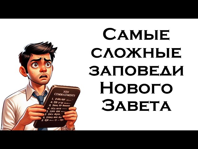 Топ 3 самых трудных заповедей в Библии | Мой список