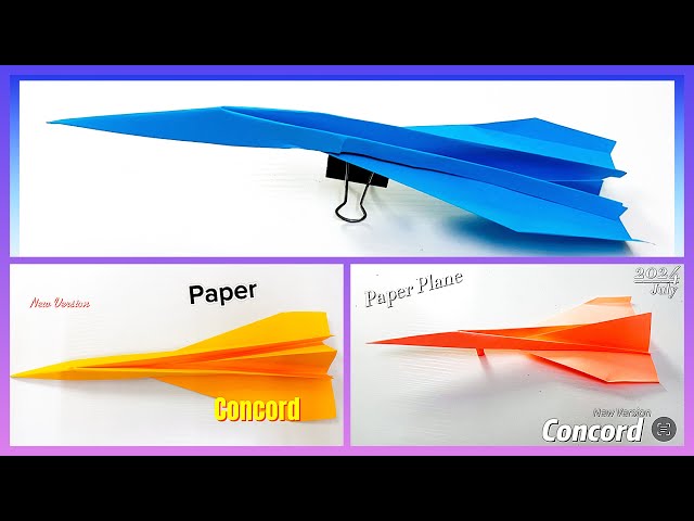 DIY Origami Paper Airplane| Best Origami Jet Paper Plane (​⁠@PushpaArtsCrafts) #origamipaperplanes