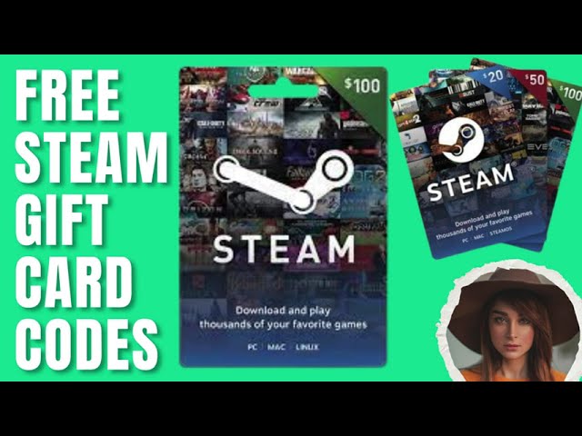 Free Steam Gift Codes $100 Unused List = How To Get Steam Gift Card Code 2025