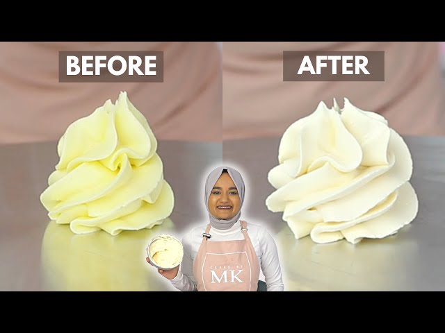 WHITE buttercream HACK! No more YELLOW frosting!