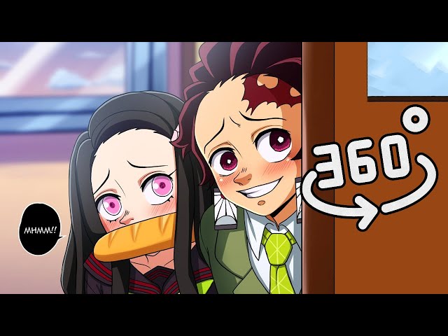 Tanjiro And Nezuko | Demon Slayer Comic Dub | 360°/ VR