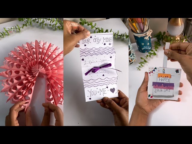 3 Easy paper Carfting idea / ful tutorial #viralvideo #papercarfts #easycarft