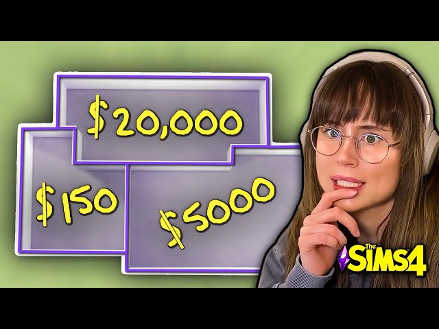 Building a House in The Sims 4 but Every Room is a Different Budget