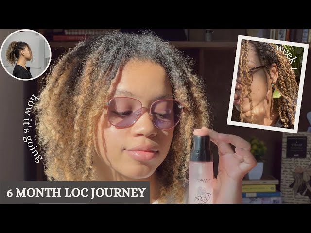 Two-Strand Twist Starter Locs | 6-month visual loc journey (with pictures and videos) | #ANNKREYE