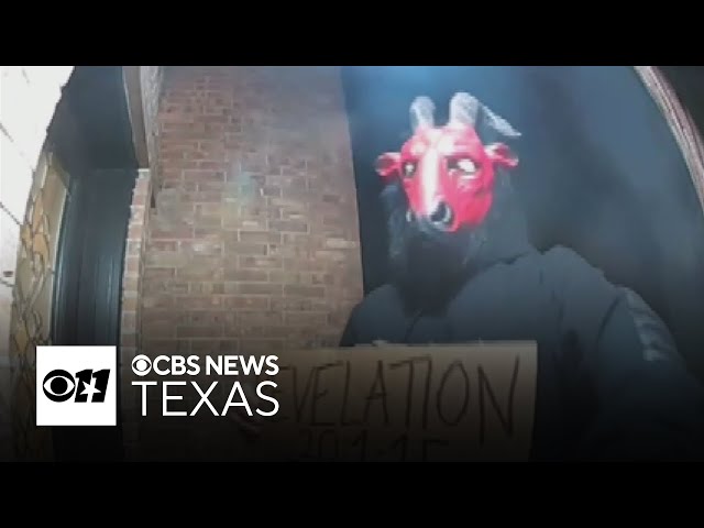 "Devil at the door" leaves North Texas homeowner shaken by disturbing Ring camera footage