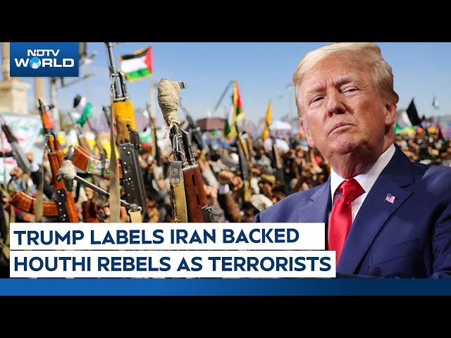 Donald Trump News | Trump Redesignates Iran-Backed Houthi Rebels As Foreign Terrorist Organization