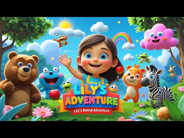 ABCStory | Story ABC to J  | Lily's Animal Adventure | Fun & Educational Story for Kids! 🐻🐸🐘