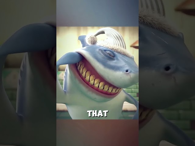 the shark is so...