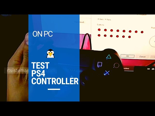 How to test PS4 controller on PC via USB