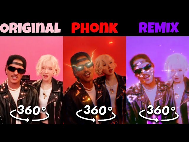 360º VR ROSÉ & Bruno Mars - APT Original vs Phonk vs Remix Version