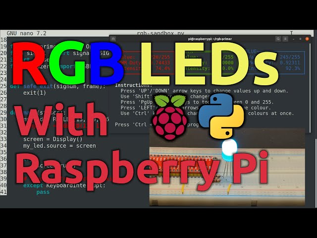 How to Use RGB LEDs with Raspberry Pi and Python