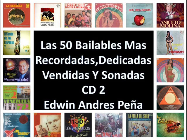 Las 50 Bailables Mas Dedicadas Vendidas Sonadas CD 2