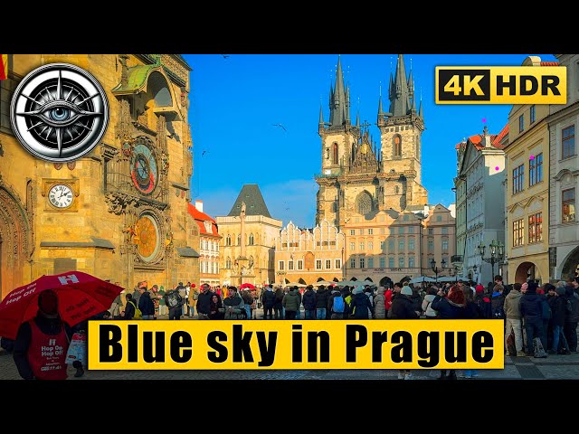 Prague Walking Tour 🇨🇿 Czech Republic 4K HDR ASMR