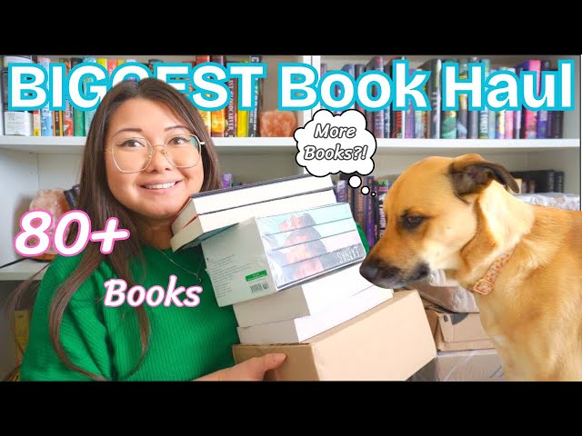 BIGGEST Book Haul Ever! Unboxing 80+ Books | Litjoy, Barnes & Noble, Bookoutlet