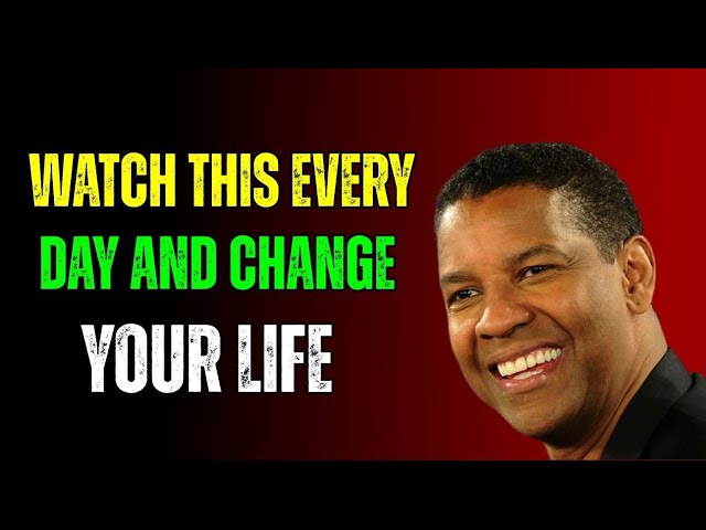 Watch This Every Day and Change Your Life | Denzel Washington-Inspired Motivation