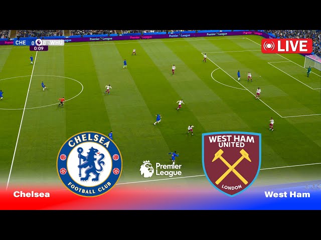 🔴LIVE : CHELSEA vs WEST HAM | Premier League 24/25 | Full Match | PES 21 Football Game