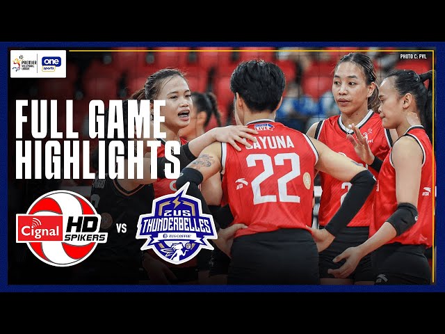 CIGNAL vs. ZUS COFFEE | FULL GAME HIGHLIGHTS | 2024-25 PVL ALL-FILIPINO CONFERENCE | Feb 13, 2025