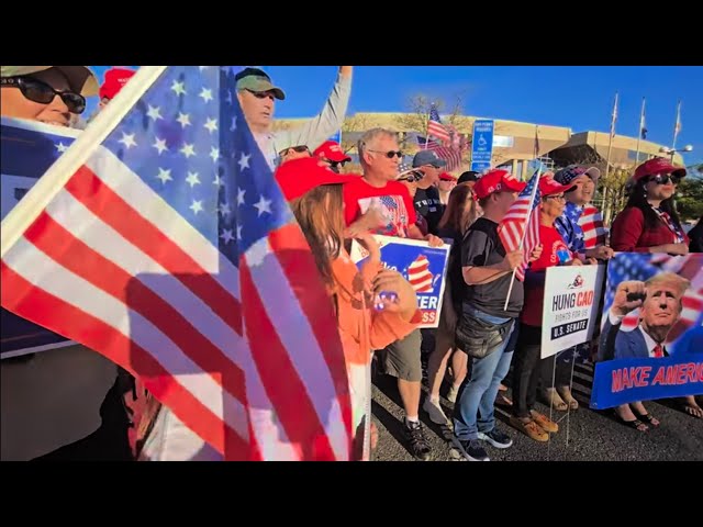 TRUMP MAGA RALLY 2024 (3) 🤩🇺🇸😎🇺🇸 EDEN CENTER, VA USA🇺🇸AMERICA♥️