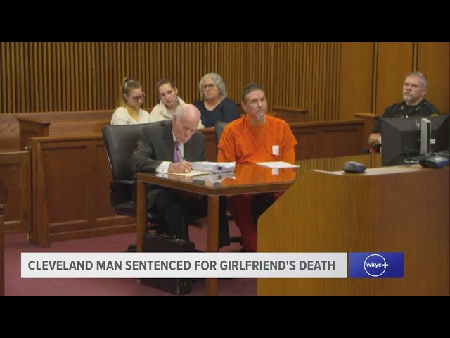 Cleveland man sentenced in connection with girlfriend's death