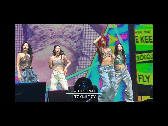 4K ITZY “Dynamite" Live Performance VIP Fancam Floor Row 3 | Born To Be Tour Seattle Concert 2024