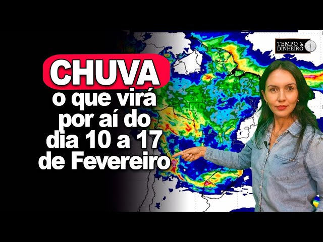 Frente fria chega com muita chuva ao Sul e Centro-Norte do País entre os dias 10 e 17