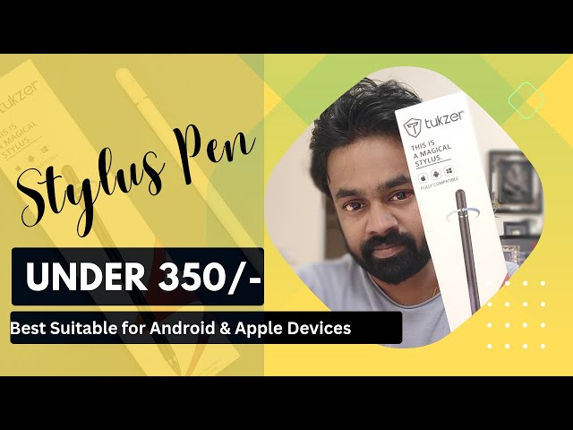 Best Stylus Pen Under ₹500 | Tukzer Stylus Pen Unboxing And Review | Supports All Touch Devices