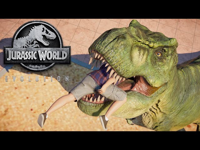 Humans vs All Carnivore Dinosaurs - Jurassic World Evolution | Return to Jurassic Park