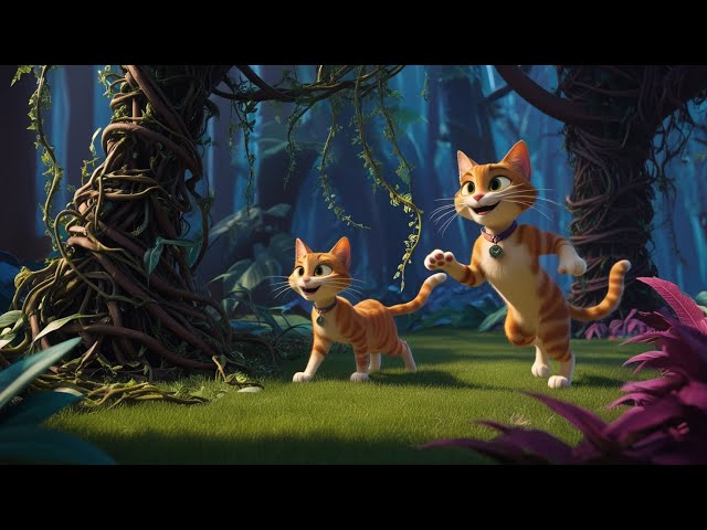 Mystic Paws and the Crystal Tree Stories 181 #cat #cute #ai #catlover #catvideos #aiimages #aicat