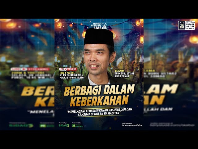 LIVE| Berbagi Dalam Keberkahan | Ust Abdul Somad