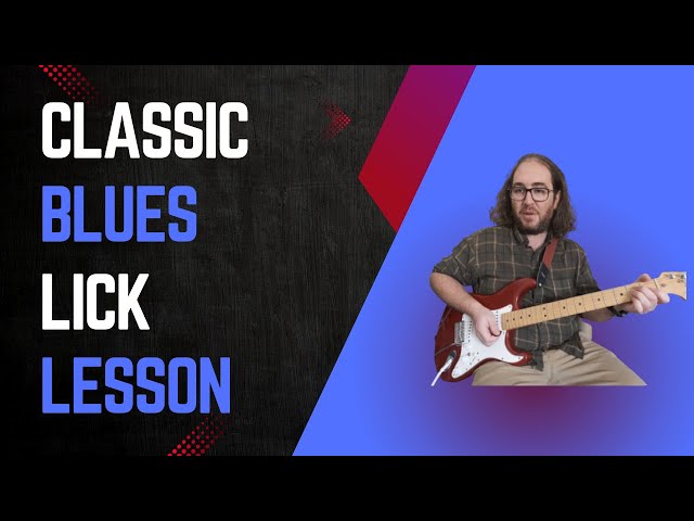 Simple Blues Lick Guitar Lesson: Howlin' Wolf and John Lee Hooker Electric Riff